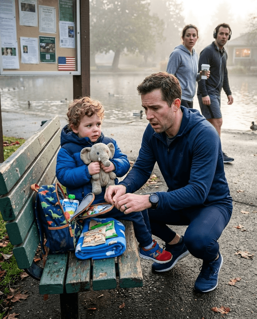 A Runner Stopped For The Boy On The Bench And Found The Truth-jeslyn_